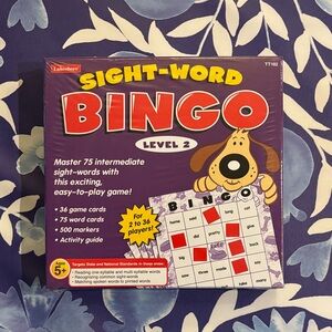 Lakeshore NWT Sight-Word Bingo Game — Level 2 | Brand New in Box!